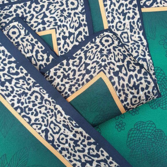 Fashion Tiger Leopard Floral Print Shawl Women Formal Casual Wrap Accessory Gift - Picture 2 of 5